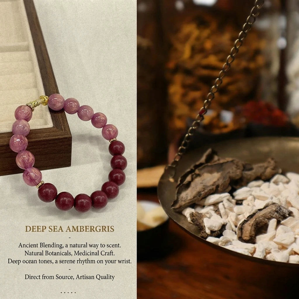Serenity of the Ancients: Handcrafted Agarwood & Jiang Zhen He Xiang Bracelet