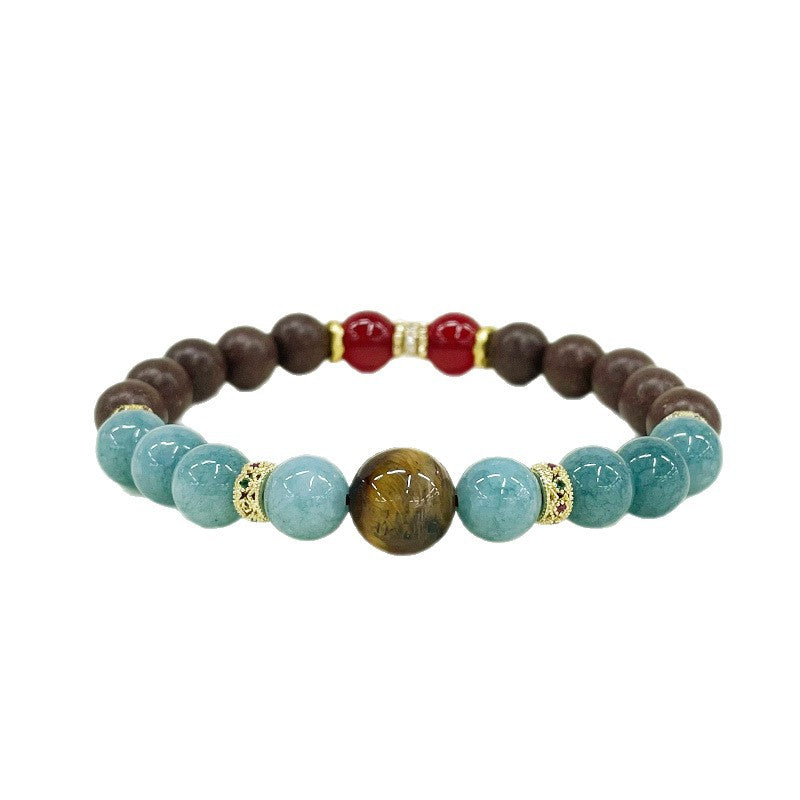 Osmanthus & Herbal Harmony: Handcrafted TCM Aromatic Bracelet (He Xiang Zhu)