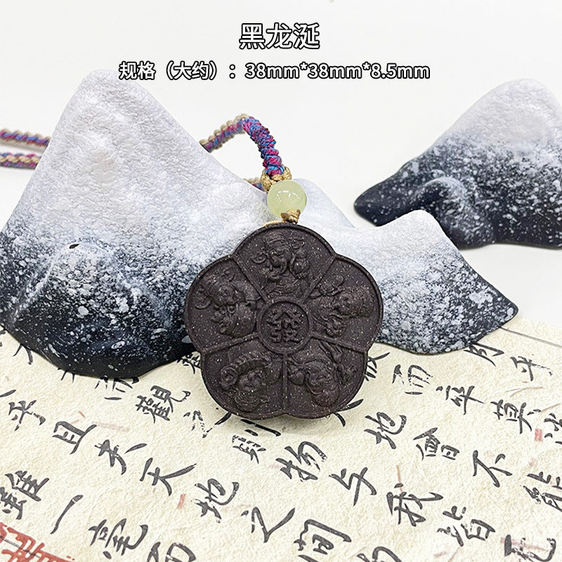 Ambergris Fortune: Handcrafted Ancient Method He Xiang Incense Necklace
