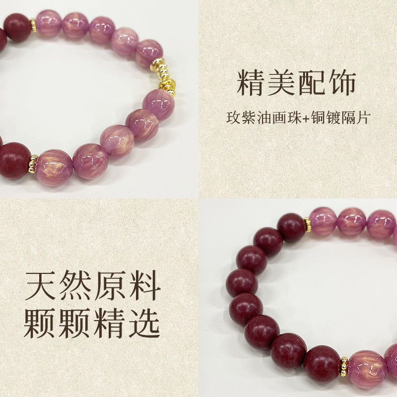 Floral Essence He Xiang Beads: Handcrafted TCM Aromatic Bracelet